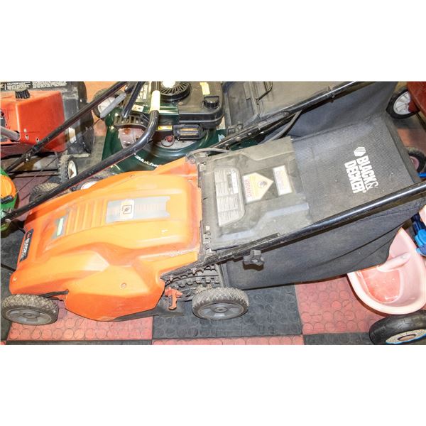 B&D REAR BAG ZERO EMISSION LAWNMOWER