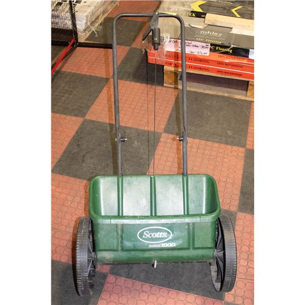 SCOTTS ACCUGREEN 1000 SEED SPREADER