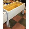 Image 1 : LARGE RAISED HANDMADE WOODEN GARDEN PLANTER