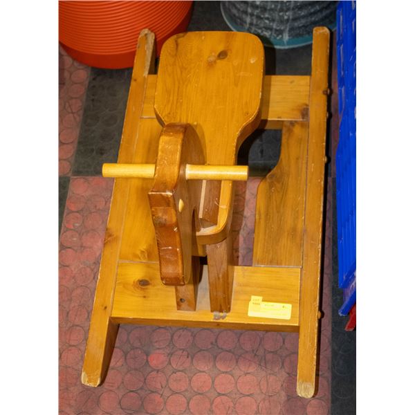 VINTAGE KIDS HAND MADE ROCKING HORSE