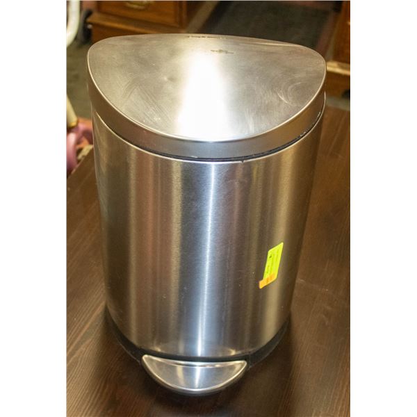 STAINLESS STEP GARBAGE CAN