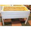 Image 1 : LARGE RAISED HANDMADE WOODEN GARDEN PLANTER