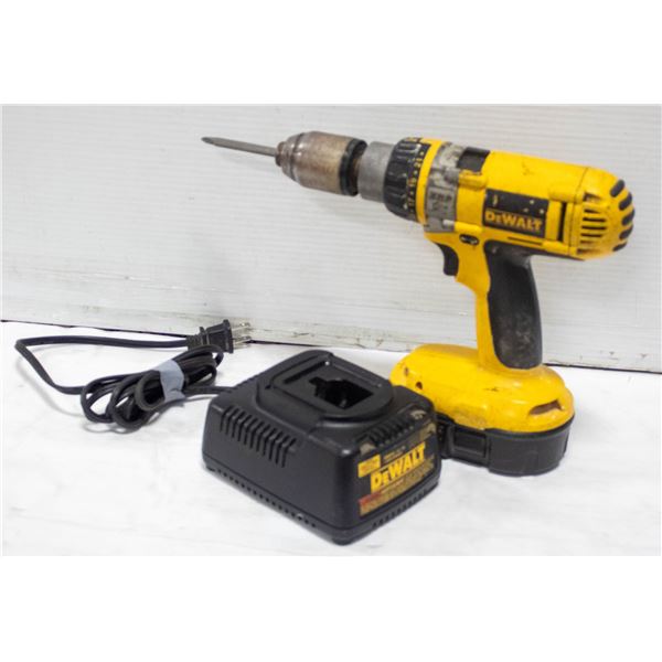 DEWALT XRP DRILL WITH BATTERY AND CHARGER