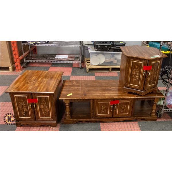 3 PC 1 COFFEE/2 END TABLES
