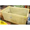 Image 1 : COMMERCIAL LINEN HAMPER ON CASTORS H-34.5" W-31.5"