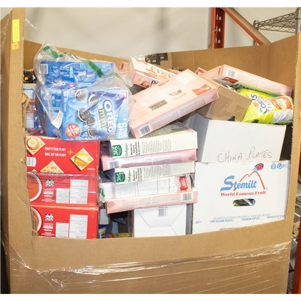 PALLET OF PAST BEST BEFORE DATE FOOD PRODUCTS