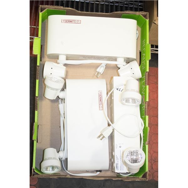 FLAT OF 3 PCS LUMICELL EMERGENCY LIGHTS