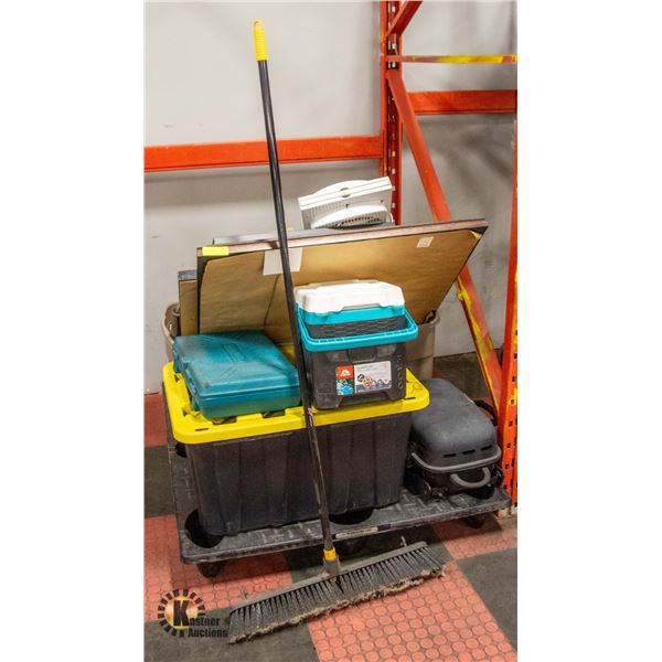 PALLET OF ESTATE INCLUDES PORTABLE BBQ, PICTURES