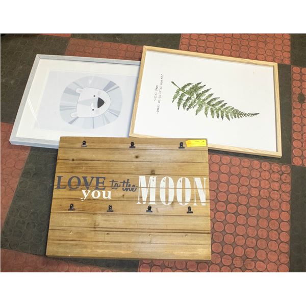 3 MINIMALIST ASTHETIC WALL HANGINGS