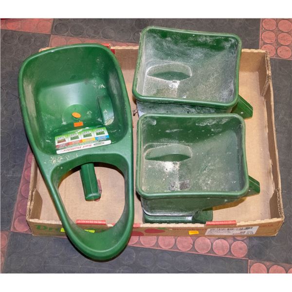 3 SCOTTS TURF BUILDER SPREADERS