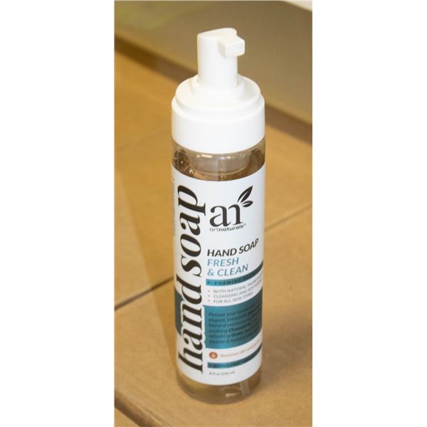 CASE OF 60 FRESH AND CLEAN FOAMING HAND SOAP (8OZ)