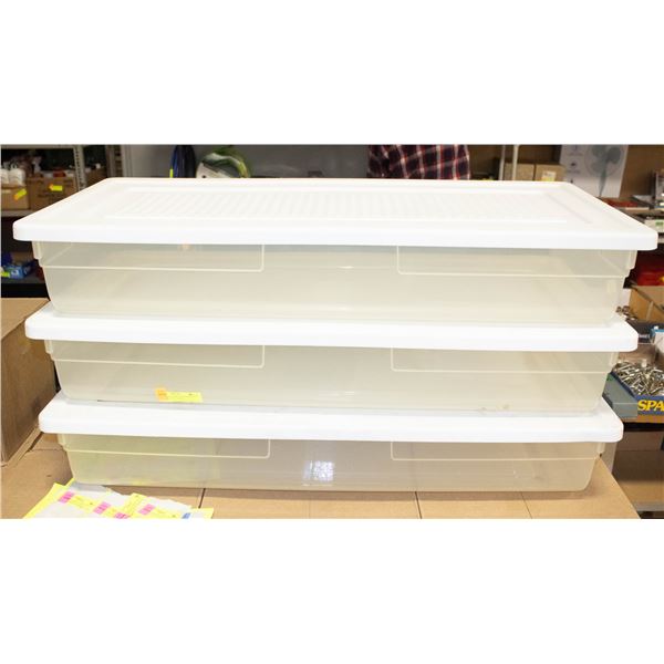 RUBBERMAID UNDER THE BED LARGE STORAGE BINS