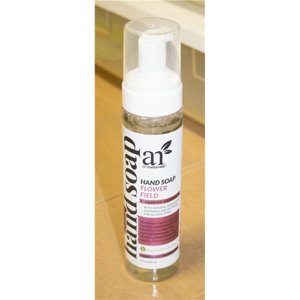 CASE OF 60 X 8 OZ FLOWERFIELD HANDSOAP BOTTLES