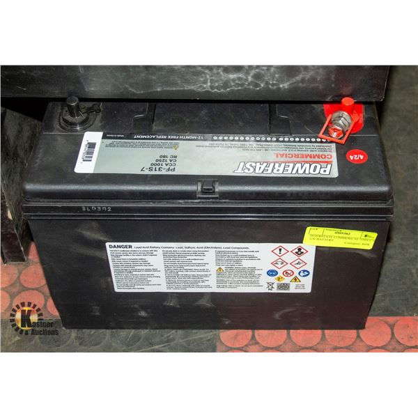 INTERSTATE COMMERICAL 1000CCA 12V BATTERY