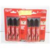 Image 1 : 2 PACKS OF 3 MILWAUKEE INKZALL LARGE JOB MARKERS