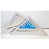 Image 1 : 2 NEW EMPIRE 7 INCH ALUMINIUM RAFTER SQUARE