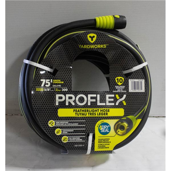 NEW YARDWORKS PROFLEX HEAVY DUTY 75 FT GARDEN