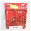 Image 1 : NEW MILWAUKEE THUNDERBOLT 14PC TITANIUM DRILL