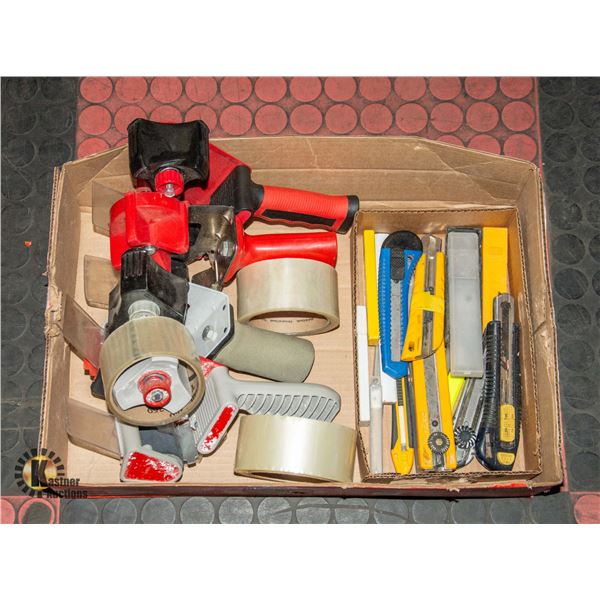 FLAT WITH 4 TAPERS, NEW TAPE AND ASSORTMENT