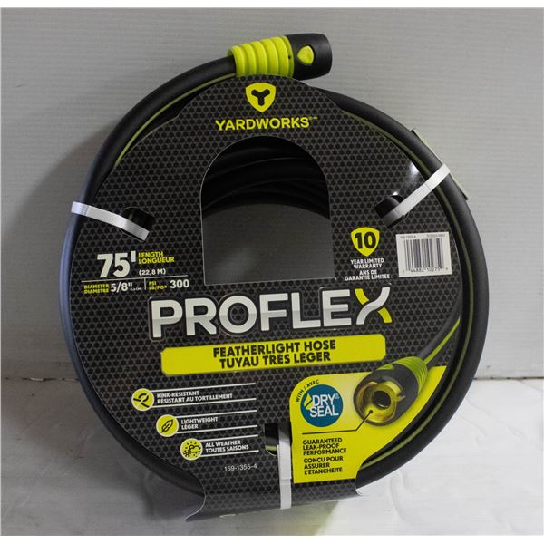 NEW YARDWORKS PROFLEX HEAVY DUTY 75 FT GARDEN