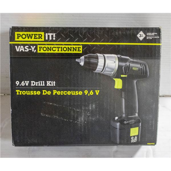 NEW POWERIT 9.6V DRILL