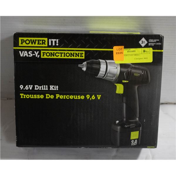 NEW POWERIT 9.6V DRILL