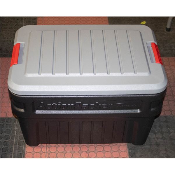 RUBBERMAID ROUGHNECK ACTION PACKER TOTE 90.8L