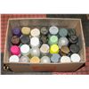 Image 1 : BOX OF SPRAY PAINT *NO SHIPPING*