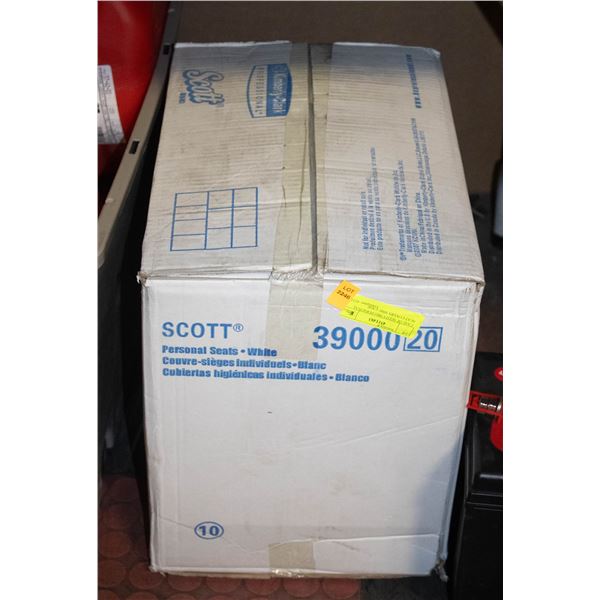CASE OF SCOTT PRO PERSONAL SEAT COVERS 5000/ CASE