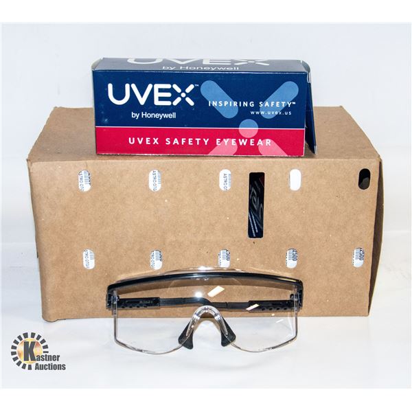 10 PAIRS UVEX SAFETY GLASSES - S0601X (NEW)