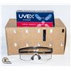 Image 1 : 10 PAIRS UVEX SAFETY GLASSES - S0601X (NEW)