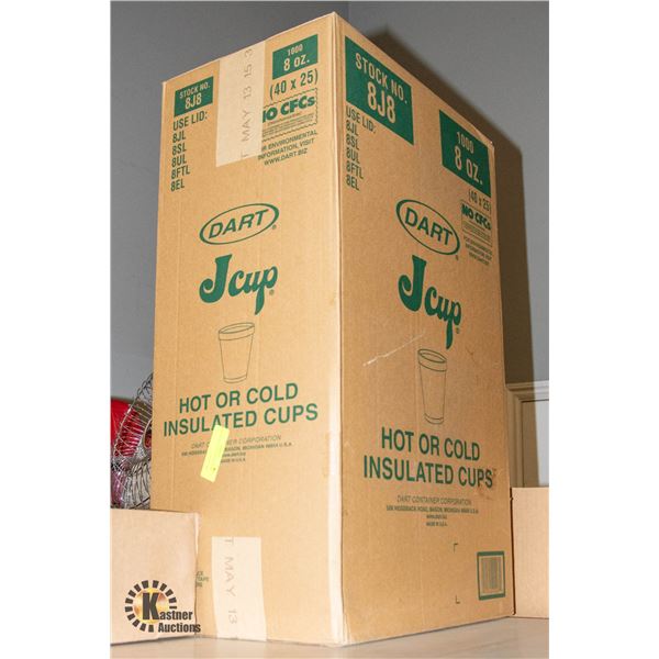 1000 J-CUP INSULATED 8OZ CUPS