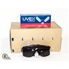 Image 1 : 10 PAIRS UVEX SAFETY GLASSES - S0601X (NEW)