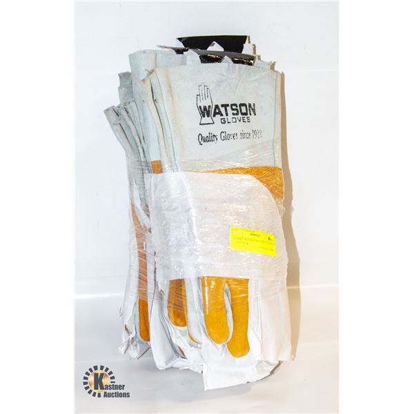 6 PAIRS WATSON WELDING GLOVES - 2761 (NEW)
