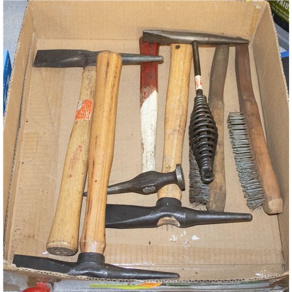 WELD CHIP HAMMER/BRUSH