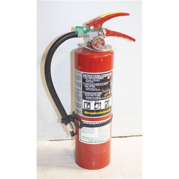 FULLY CHARGED FIRE EXTINGUISHER