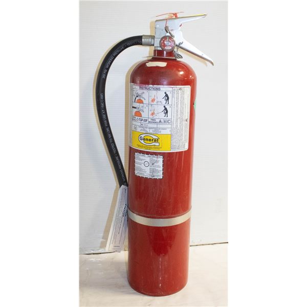 FULLY CHARGED FIRE EXTINGUISHER