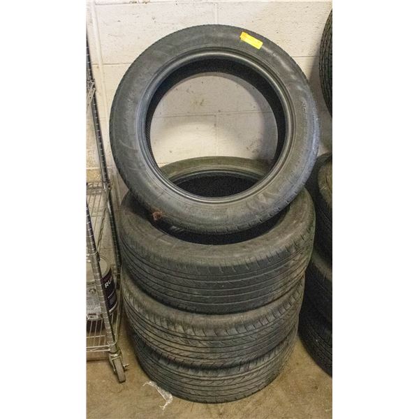 *TIRE ROT STARTING BETWEEN TREAD 4 X 215/55 R17