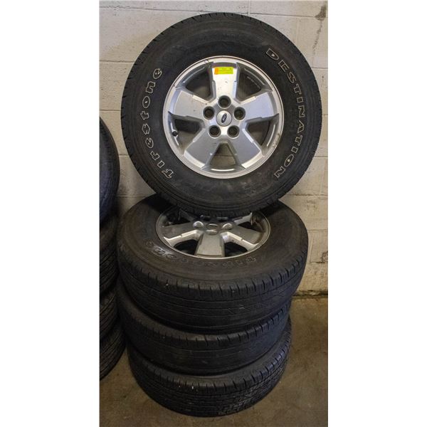 2012 FORD ESCAPE ALUMINUM RIM SET *TIRES SHOW WIRE