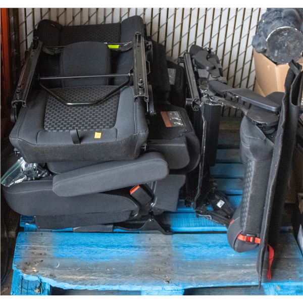 SET OF 2022 FORD TRANSIT CONNECT SEATS