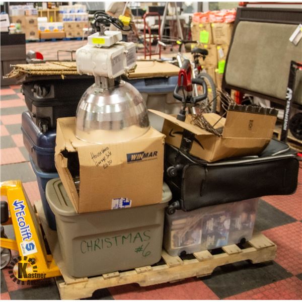 PALLET OF ESTATE HOUSEHOLD ITEMS