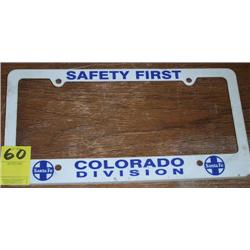 Santa Fe License Plate Frame