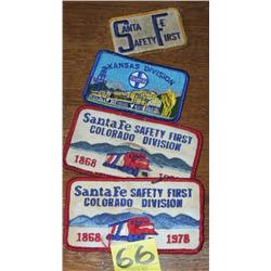 4 Cloth Santa Fe Patches