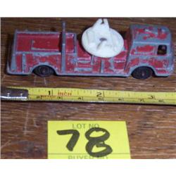 Metal Tootsie Toy Firetruck