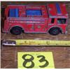 Image 1 : Metal Firetruck