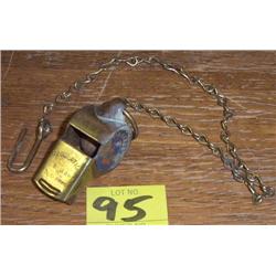 Brass U.S. Army Whistle