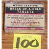 Image 1 : "Break Up A Cold Tablets" Box