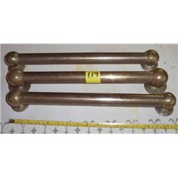3 Brass Fire Truck Handles