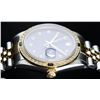 Image 8 : Rolex Mens 2 Tone Blue Diamond & Sapphire Datejust Wristwatch 36MM