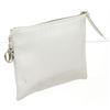 Image 3 : Christian Dior White Leather Paradise Zip Pouch Wallet